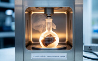 Pirolisi Assistita da Microonde e Vapore: per un biochar più performante