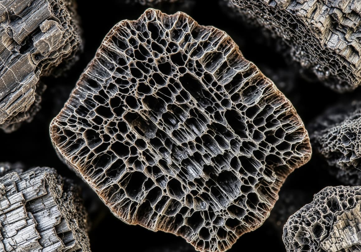 biochar attivato con KOH